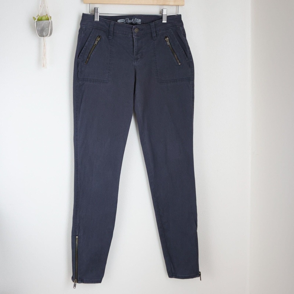 [SOLD] Old Navy Rockstar Cargo Skinny Pants Womens Size 2 Medium / Low Rise Blue